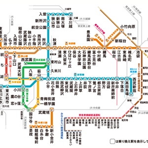 西武線路線図