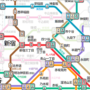 東京メトロ路線図