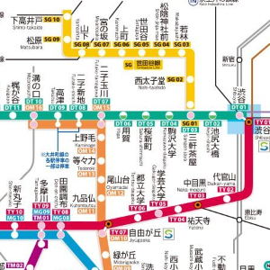 東急線路線図