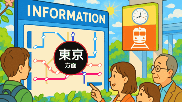 東京都の鉄道路線図で通学時間の目安確認を