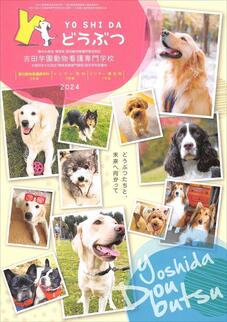 吉田学園動物看護専門学校のパンフレット表紙-2024年4月入学生用