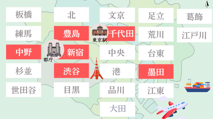 東京23区にあるホテル系専門学校
