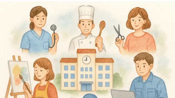 専門学校の種類と特徴