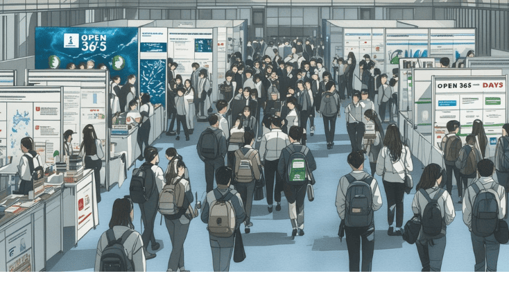 オンライン進学相談会のイメージ図