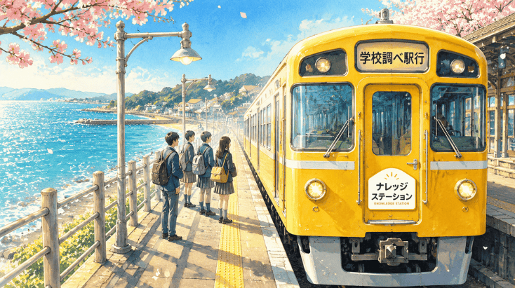 学校調べの出発駅ナレッジステーションの進学研究春号