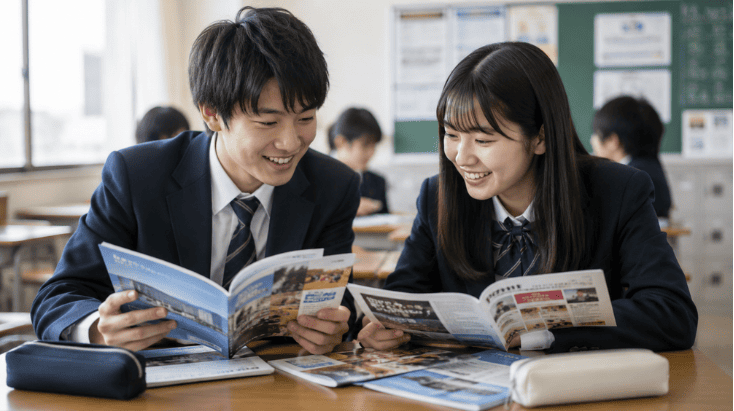専門学校パンフレットの入手と資料請求
