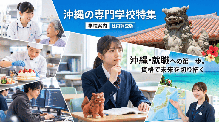 沖縄の専門学校特集 学校案内・社内調査版